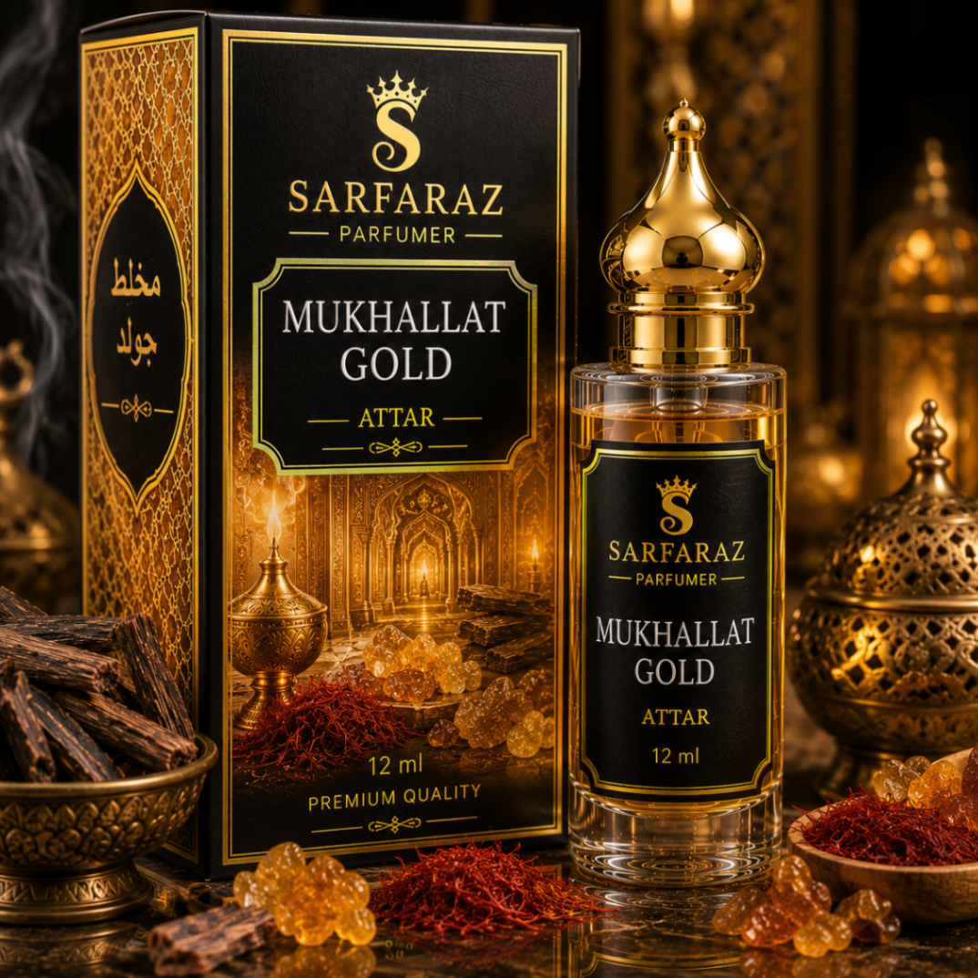 Mukhallat Gold Attar — Premium Attars by Sarfaraz Parfumer