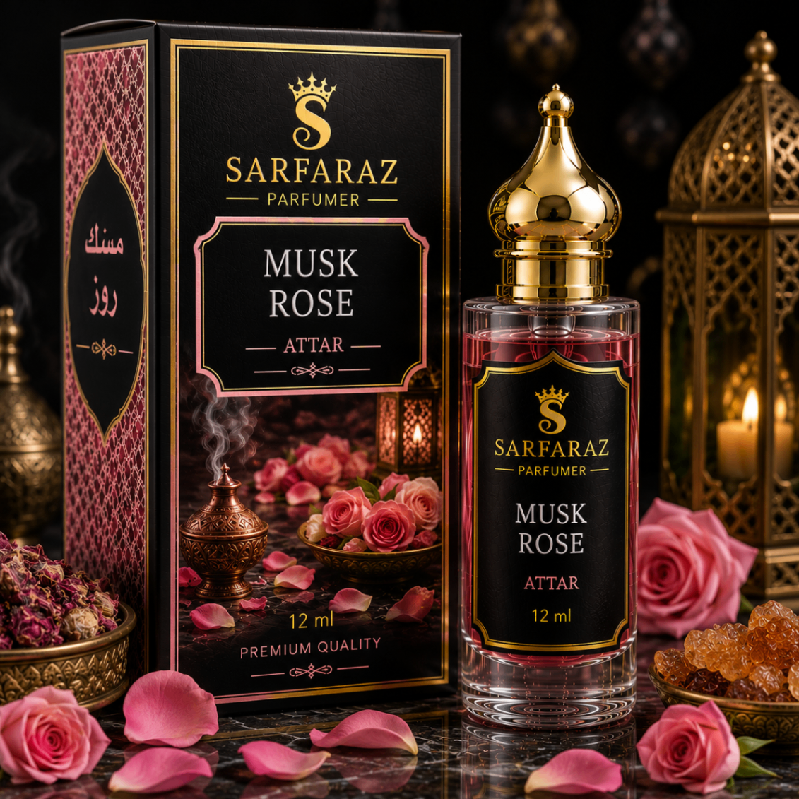 Musk Rose Attar — Premium Attars by Sarfaraz Parfumer